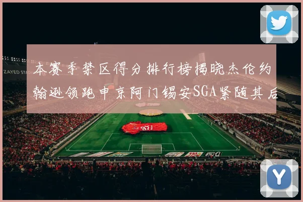 本赛季禁区得分排行榜揭晓杰伦约翰逊领跑申京阿门锡安SGA紧随其后